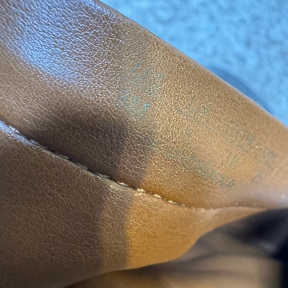 3/$30 Sarto Green Python Snake Print Leather Ankle Boots with Chunky Block Heels - Picture 8 of 13